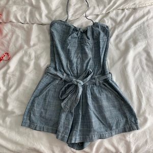 Gilly Hicks Chambray Romper